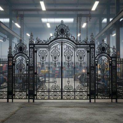 Custom Luxury Wrought Iron Gates