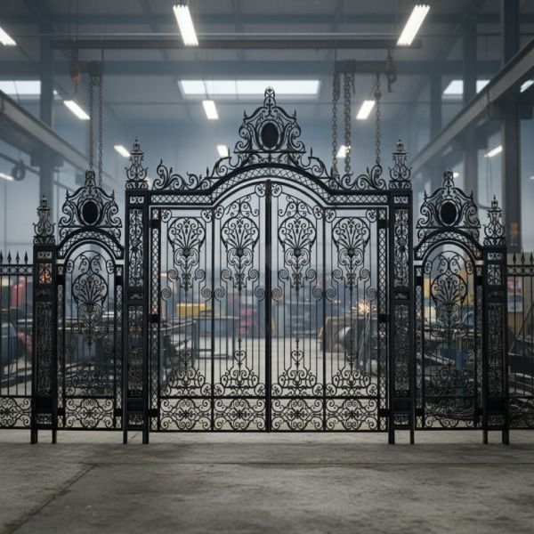 Custom Luxury Wrought Iron Gates