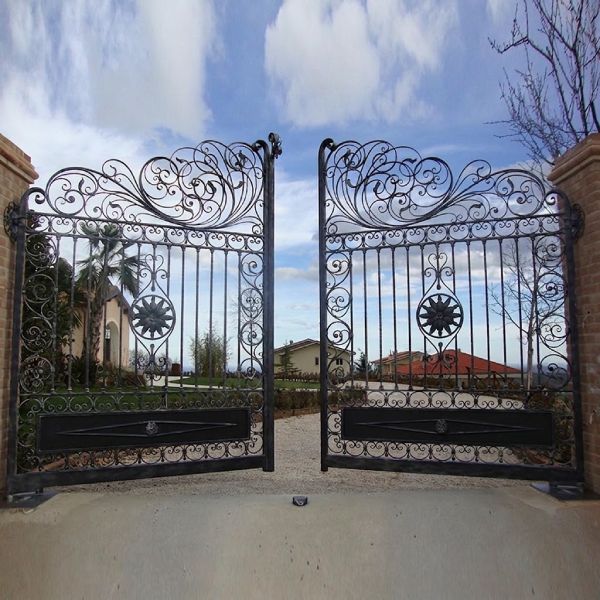 Wrought Iron Driveway Gates