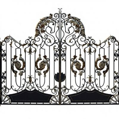 vintage wrought iron gates