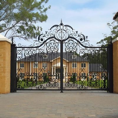 wrought iron interior gates