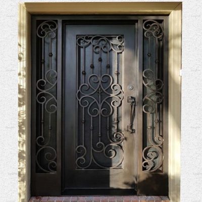 wrought iron safety doors