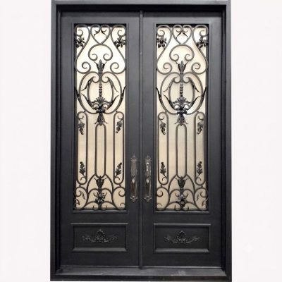wrought iron screen door