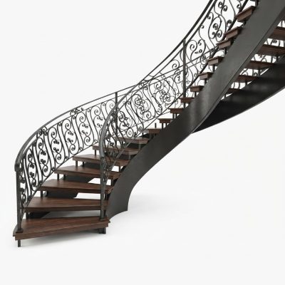 Classic Steel Spiral Staircase
