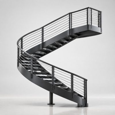 Heavy Duty Steel Helical Staircase
